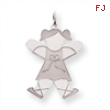 Sterling Silver Kid Charm