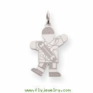 Sterling Silver Kid Charm