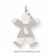 Sterling Silver Kid Charm