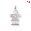 Sterling Silver Kid Charm