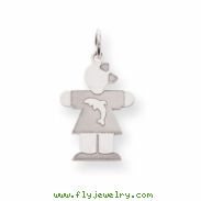 Sterling Silver Kid Charm