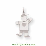 Sterling Silver Kid Charm