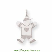 Sterling Silver Kid Charm