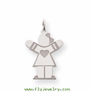 Sterling Silver Kid Charm