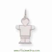 Sterling Silver Kid Charm