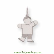 Sterling Silver Kid Charm