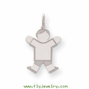 Sterling Silver Kid Charm