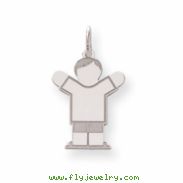 Sterling Silver Kid Charm