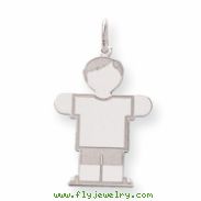 Sterling Silver Kid Charm