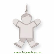 Sterling Silver Kid Charm