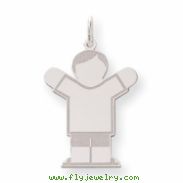 Sterling Silver Kid Charm