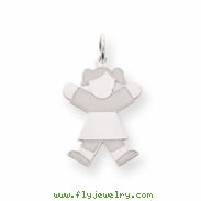 Sterling Silver Kid Charm