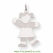 Sterling Silver Kid Charm