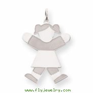 Sterling Silver Kid Charm