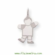 Sterling Silver Kid Charm