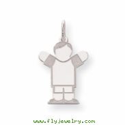 Sterling Silver Kid Charm