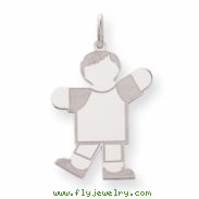 Sterling Silver Kid Charm