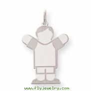 Sterling Silver Kid Charm