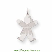 Sterling Silver Kid Charm