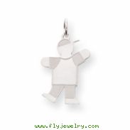 Sterling Silver Kid Charm