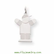 Sterling Silver Kid Charm