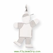 Sterling Silver Kid Charm