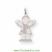 Sterling Silver Kid Charm