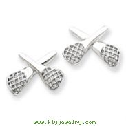 Sterling Silver Lacrosse Earrings