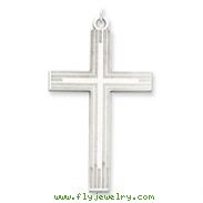 Sterling Silver Laser Designed Cross Pendant