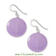 Sterling Silver Lavender Jade Earrings