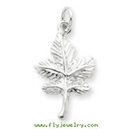 Sterling Silver Leaf Charm