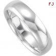 Sterling Silver Light Comfort Fit Band