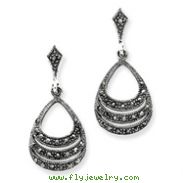 Sterling Silver Marcasite Earrings