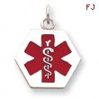 Sterling Silver Medical Jewelry Pendant