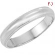 Sterling Silver Milgrain Band