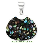 Sterling Silver Mother Of Pearl Pendant