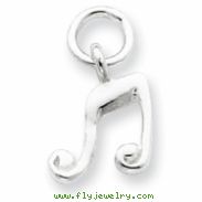 Sterling Silver Music Note Charm