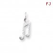 Sterling Silver Music Notes Charm