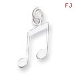 Sterling Silver Music Notes Charm