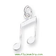 Sterling Silver Music Notes Charm