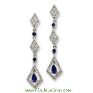 Sterling Silver Mystic Cubic Zirconia  Earrings