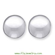 Sterling Silver Non-Pierced Button Earrings