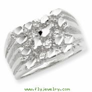 Sterling Silver Nugget Ring