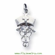 Sterling Silver Nurse Symbol Charm