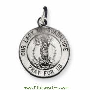 Sterling Silver Our Lady of Guadalpue Medal