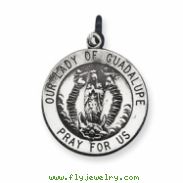 Sterling Silver Our Lady Of Guadalupe Medal