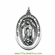 Sterling Silver Our Lady of Guadalupe Medal