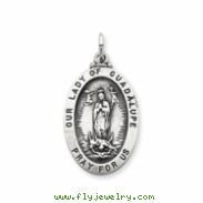 Sterling Silver Our Lady of Guadalupe Medal