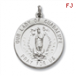 Sterling Silver Our Lady of Guadalupe Medal