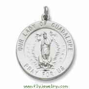 Sterling Silver Our Lady of Guadalupe Medal